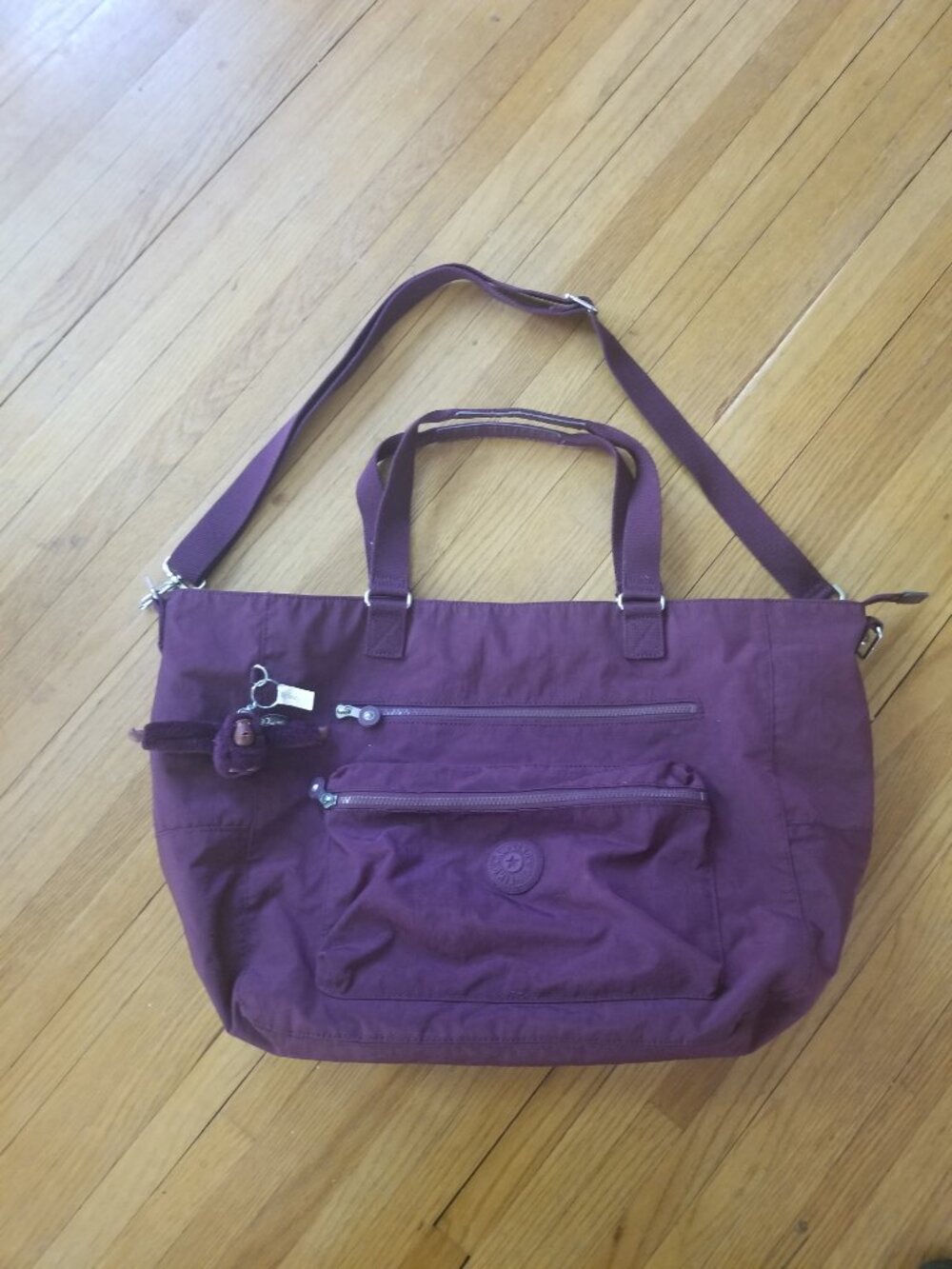 Kipling Shoulder Duffel Travel Weekender Bag - Picture 4 of 7